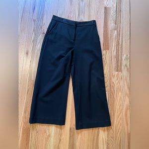 MM LaFleur cropped Zhou Culottes in black